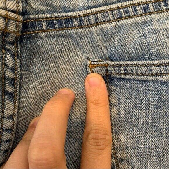 Gap Distressed DIY Jorts Denim Shorts Cut Offs MENS SIZE 32 - Picture 4 of 7